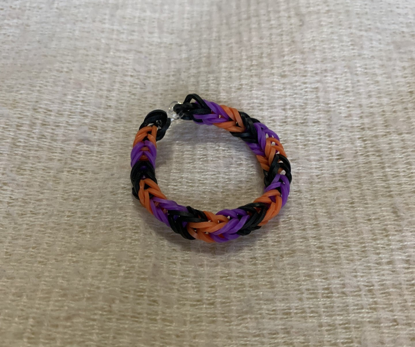 Fishtail Rubber Band Bracelet - Halloween