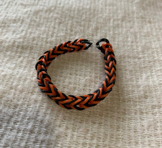Fishtail Rubber Band Bracelet - Halloween