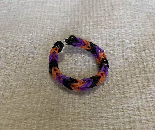 Fishtail Rubber Band Bracelet - Halloween